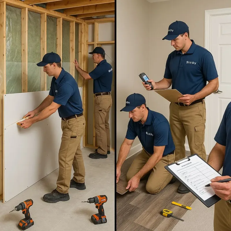 Repairs and Reconstruction process in Oquirrh, UT